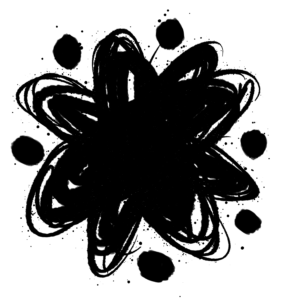 Doodle of a ball of chaos